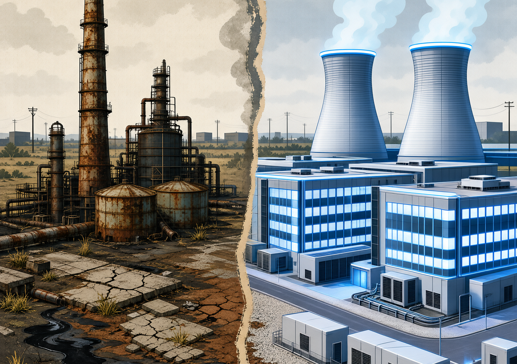 The AI data center boom is colliding with cities scarred by big industry