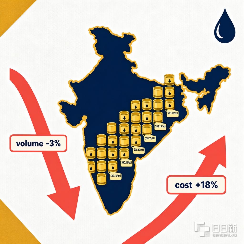 India’s crude oil imports in August fall 3%, spends 18% more