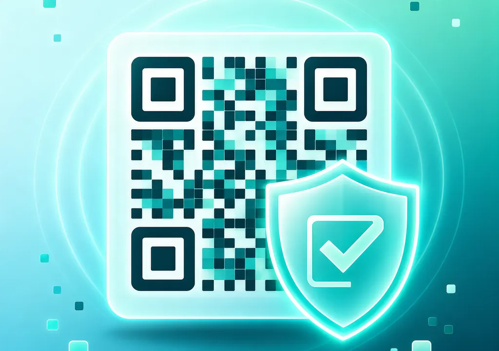 UPI QR code with shield overlay, symbolizing secure merchant payments under new MDR framework