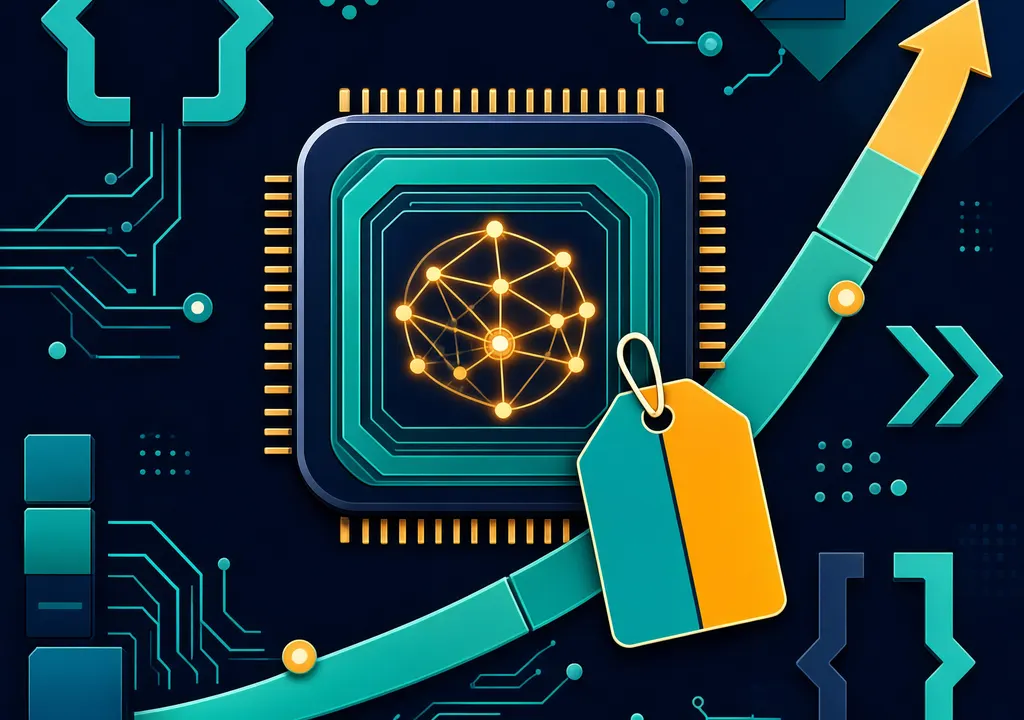 Editorial illustration of GPT-6.1 Terra, a new AI model that offers cheaper and faster automation for developers.