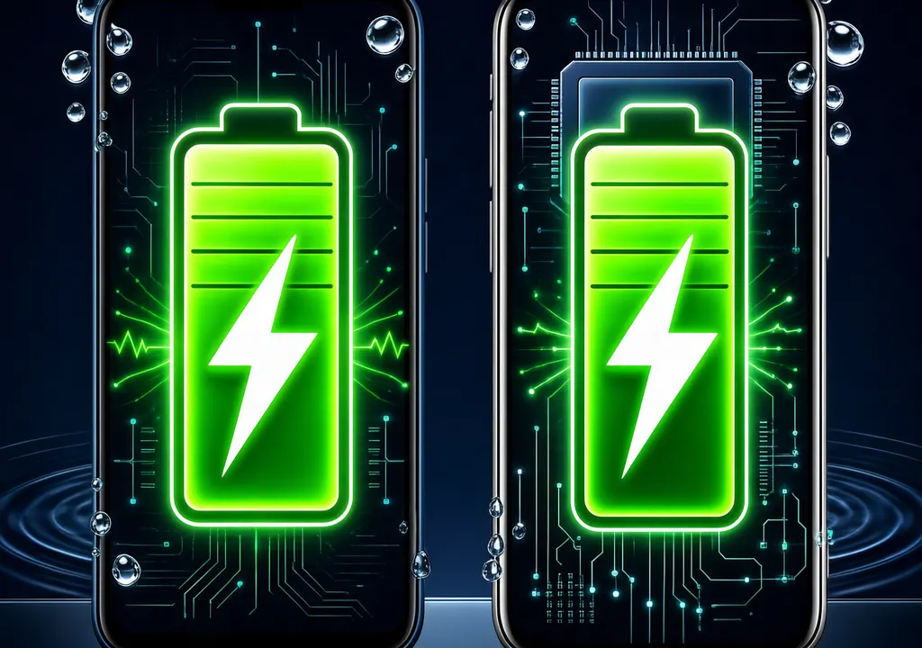Oppo F35 and F35 Pro phones with battery, charging, and durability feature icons